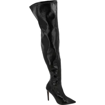 Dámské holínky Marciano Guess Mušketýrky s přídavkem kůže | Barva:černý | Velikost:36