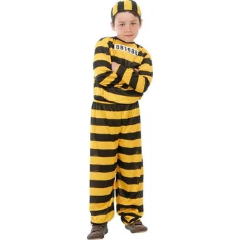 Karnevalový kostým Kostým vězeň žlutý