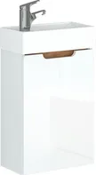 A-Interiéry Spree 40 koupelnová skříňka s keramickým umyvadlem