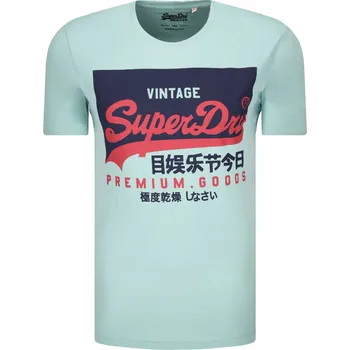 Oblečení a móda Superdry Tričko VL O | Barva:tyrkysový | Velikost:S