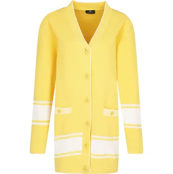 Dámský svetr Elisabetta Franchi Kardigan | Barva:žlutý | Velikost:38