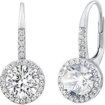Náušnice Stříbrné visací náušnice se Swarovski® Zirconia MW02278SW