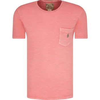 Pánské oblečení POLO RALPH LAUREN Tričko | Barva:broskvová | Velikost:S