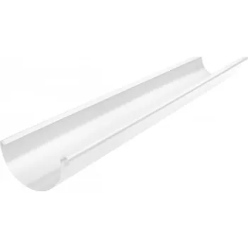 okap Žlab hliníkový bílý 250 mm, délka 4 m