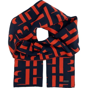 Šátek boss Šála Monogrammo_HB | Barva:tmavě modrá | Velikost:OS