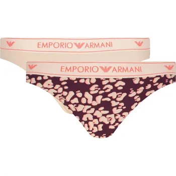 Dámské spodní prádlo Emporio Armani Kalhotky brazilky 2-pack | Barva:broskvová | Velikost:L
