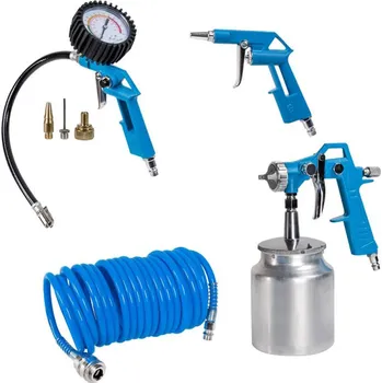 Sada na opravu pneumatiky Airpress Sada pneumatického nářadí ke kompresoru 7ks