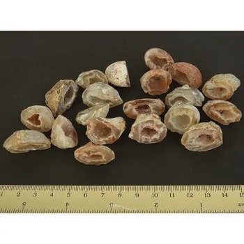 Přírodní kámen Balení achát mini geody z Brazílie 20ks (138g)