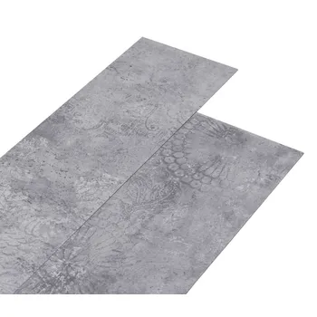 pvc podlaha Samolepící podlahová krytina PVC 5,02 m2, betonově šedá