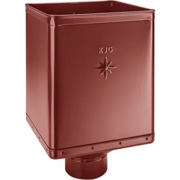 Střecha Kotlík pozinkovaný sběrný DESIGN ocelově červený 120 mm excentrický