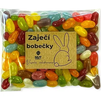 Bonbon Nutworld.cz Velikonoční sáček - zaječí bobečky - Fazolky želé 200g