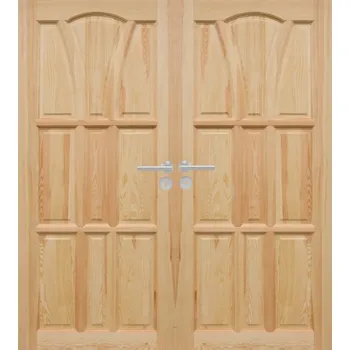 Interiérové dveře ArchoD Dvoukřídlé dřevěné dveře dýhované z borovice Wenessy