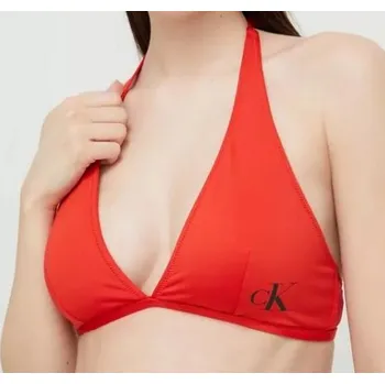 Dámské plavky Dámský vrchní díl plavek KW01973 XNE červená - Calvin Klein červená L