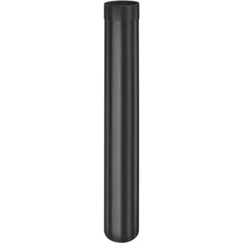 okap Svod pozinkovaný černý 120 mm, délka 3 m