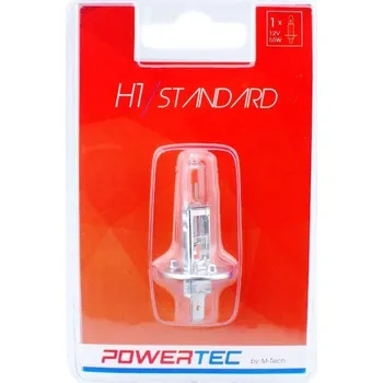 Autožárovka M-TECH POLAND | Žárovka halogenová H1 12V 55W, PTZ1-01B, baleno na blistru