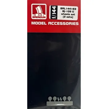 Plastikový model Brengun 1/144 Bf-109 G - wheel set (2 sets)