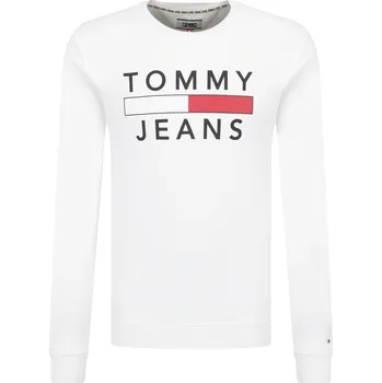 Pánská mikina Tommy Jeans Mikina TJM ESSENTIAL GRAPHIC | Barva:bílý | Velikost:L
