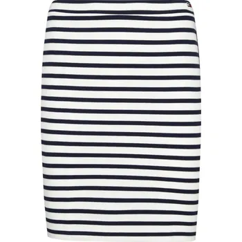 Dámská sukně Tommy Jeans Sukně TJW PIPING | Barva:bílý | Velikost:XS