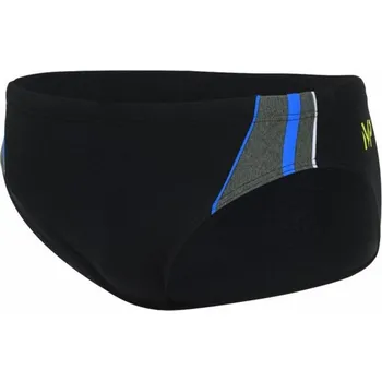 Pánské plavky Michael Phelps Pánské plavky RUSH SLIP DE5 černá/sv. zelená + DÁREK