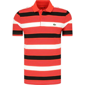 Pánské tričko Lacoste Polokošile | Barva:červený | Velikost:M