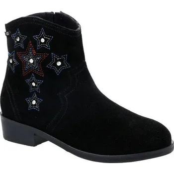 Pánská zimní obuv Pepe Jeans London Kůžoné kotníkové boty WEST MOTIVE | Barva:černý | Velikost:33