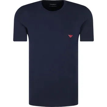 Pánské oblečení Emporio Armani Tričko KNIT | Barva:tmavě modrá | Velikost:S
