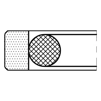 Rubena 89,5x105x6,3 KPOR30 PTFE/NBR pístní omegat