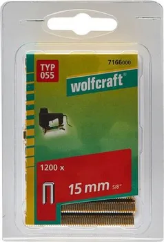 Průmyslová sponka Wolfcraft 7166000 15 mm 1200 ks