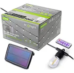 Eco Light Solární zahradní girlanda LED 10 m + 10x žárovka