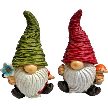 Zahradní dekorace Skřítek do zahrady, 23 cm rozlišení: červená čepička