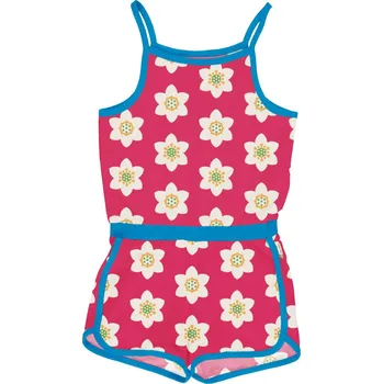 Kojenecký overall Dívčí overal krátký bez rukávů PARTY ANEMONE Maxomorra Velikost: 110/116