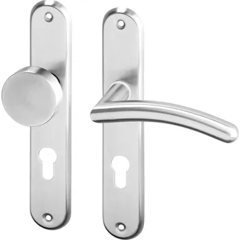 ACT SERVIS ACT - Heda OV ECO Provedení: PZ RE (klika pravá/koule), Povrch: IN - nerez, Rozteč: 72 mm