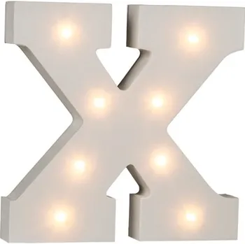 Party dekorace Lampionky.cz Led písmeno svíticí X 16 cm