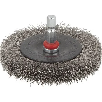Řezný kotouč Wolfcraft Wolfcraft Kartáč kotoučový z nerezové oceli 75x12 mm stopka 6mm 2711000