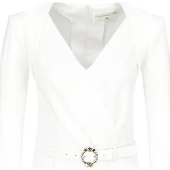 Dámské šaty Elisabetta Franchi Šaty s opaskem | Barva:bílý | Velikost:38