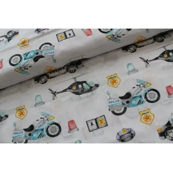 Policie - bavlněné plátno, šíře 160cm