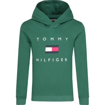 Pánská mikina Tommy Hilfiger Mikina | Barva: lahvově zelená | Velikost:128