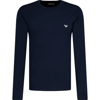 Pánské oblečení Emporio Armani Tričko s dlouhým rukávem | Barva:tmavě modrá | Velikost:M