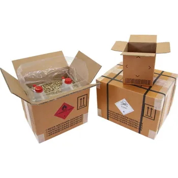 Obalový materiál Karton na nebezpečné zboží, 2vrstvý, vnitřní rozměry 360 x 260 x 300 mm, obsah 28 l