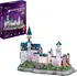 3D puzzle Cubicfun Puzzle 3D zámek Neuschwanstein 128 dílků