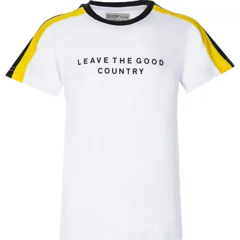 Chlapecké tričko - Glo-Story BPO-8302, bílá Barva: Bílá, Velikost: 120