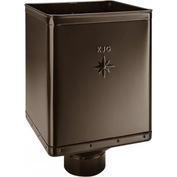 Střecha Kotlík pozinkovaný sběrný DESIGN hnědý 120 mm excentrický
