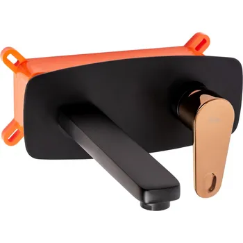 Vodovodní baterie Podomítková umyvadlová baterie Rea Mild černá