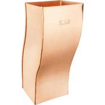 okap Koleno měděné hranaté 100 mm odskokové