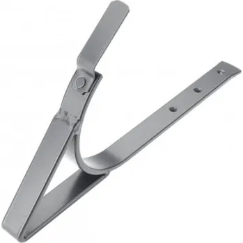 okap Hák pozinkovaný prachově šedý sámový zpevněný, nýtovaný