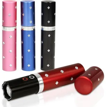 Elektrický paralyzér - Dámský paralyzér s LED baterkou - červený