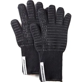 Příslušenství pro gril Kevlarové grilovací rukavice dámské Feuermeister BBQ Premium - černé
