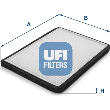 Ventilátor topení a klimatizace Filtr, vzduch v interiéru UFI 53.083.00