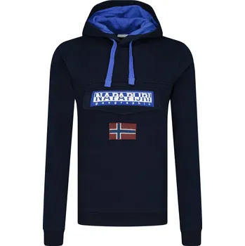 Pánská mikina Napapijri Mikina BURGEE WIN | Barva:tmavě modrá | Velikost:M