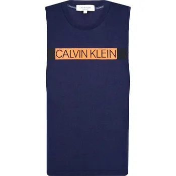 Pánské tričko Calvin Klein Swimwear Tank top | Barva:tmavě modrá | Velikost:XL